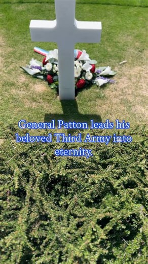 General Patton leads his beloved Third Army into eternity. #hero #ww2 #ww2history #patton #generalpatton | Walk Among Heroes