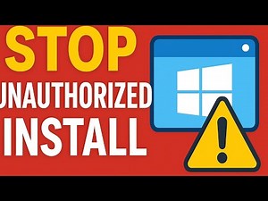 How to Prevent Unauthorized Windows Installation | Group Policy Editor Tutorial