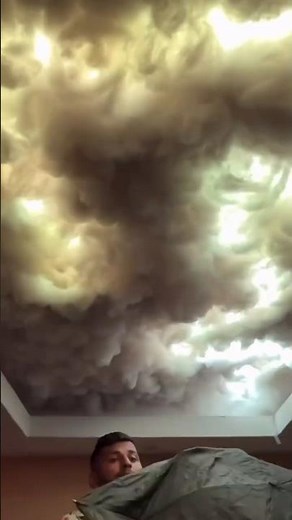 This Cloud Ceiling Looks UNREAL 😳🌟 #shorts