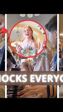 She raps “mockingbird” in a restaurant and shocks everyone 😍