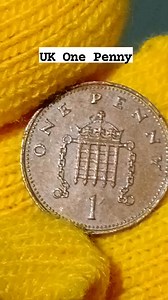 United Kingdom 1986 1 one penny #fbreels #coins Elizabeth II | Ana's Secret