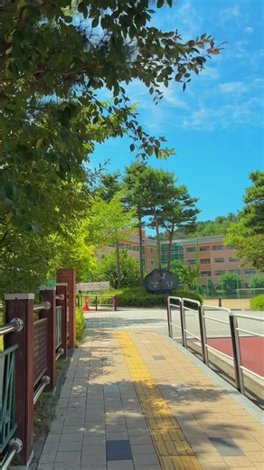 여름 등굣길의 감성