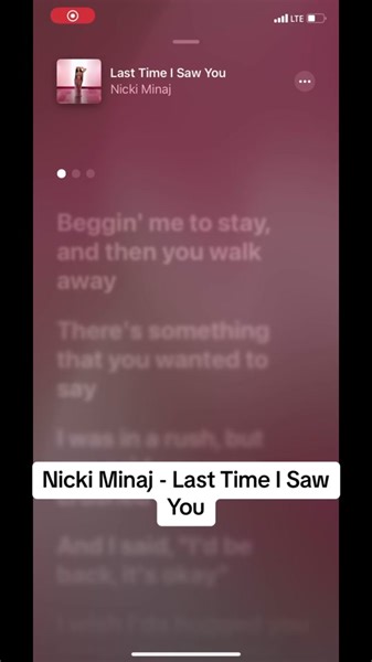 Nicki Minajs 2023 new song - Last time i saw you #rap #pop #lyrics #lyricsmusic #fyp #foryoupage #new #2023music #newmusic #nickiminaj