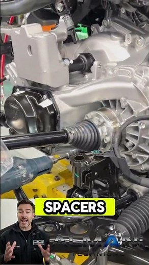 Why Some Axles Don’t Have Bolts #shortsfeed #automotive #mechanic #automobile