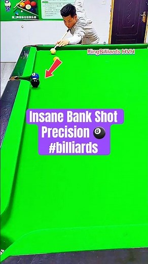 Insane Bank Shot Precision 🎱 #billiards #billiardspool