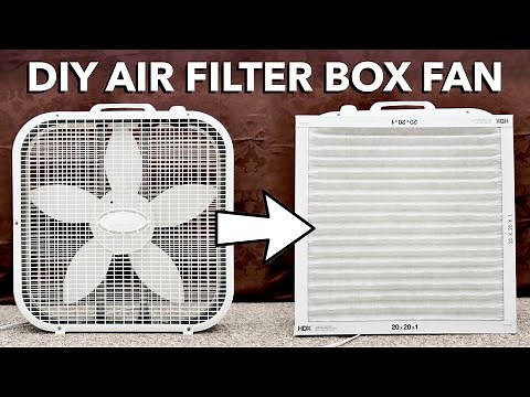Simple DIY Air Filter Box Fan | Build & Test