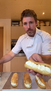 Chocolate Eclairs! 😋☘️ This is the link to the full recipe and tutorial 😊☘️ https://fb.watch/lbYk6FQNCo/ #choux #chouxpastry #eclairs | Irish Baker Abroad