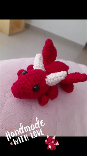 Mini Dragón Crochet: Hecho con Amor