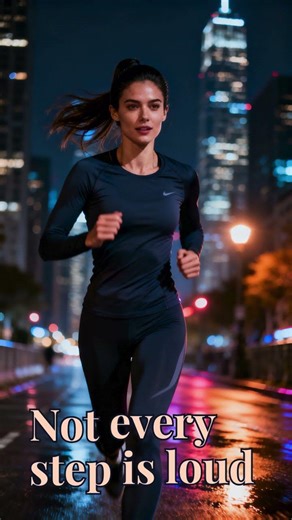 Not every step is loud.