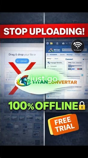 Convert Any File WITHOUT Internet! 🤫 (PC Hack) #shorts #privacy