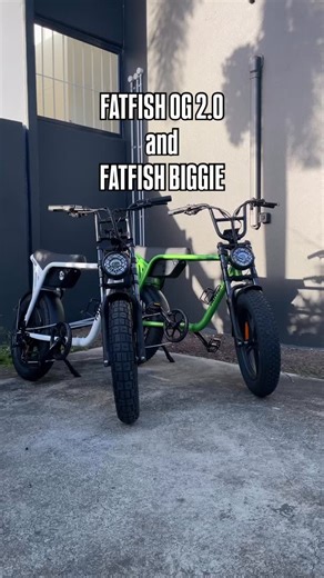 Fatfish E-Bikes on Instagram: "FATFISH OG 2.0 vs FATFISH BIGGIE🔥 #fatfish #ebike #australia #fatfishers #goldcoast #fatfishers"
