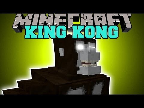 Minecraft: KING KONG (NEW GIANT MONSTER IS UNLEASHED!) Mod Showcase