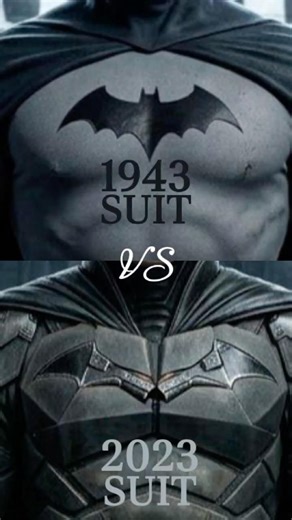 9 Batman Suits Evolution (1943–2026) 🦇 Then vs Now – Wait Till #9! 😱 #dc #shorts