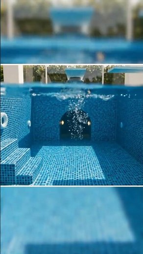 👀 Watch ✨ Relax 🔁 Repeat | Deeply Calming Swimming Pool Visuals 💙