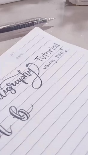 A-Z Calligraphy Tutorial Using Pen | Step by Step Guide