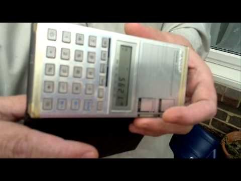 Sharp talking calculator demo