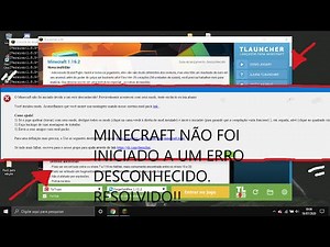 O Minecraft não foi iniciado devido a um erro desconhecido (COMO RESOLVER ) Atualizado 2023