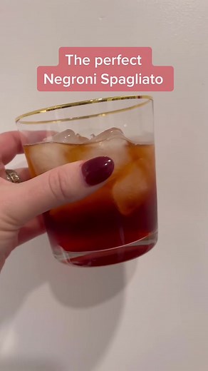 How to Make a Perfect Negroni Spagliato Cocktail with Prosecco