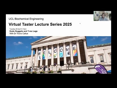 UCL Virtual Taster Lecture Series 2025 - Dodo nuggets and T-rex legs