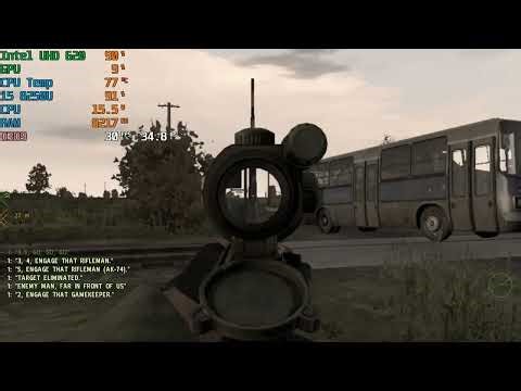 Arma 2 Test on Intel UHD 620