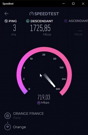 SPEEDTEST du WiFi 6e Orange Livebox 7 (Pas mal pour du Wifi)