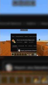 Regeneración de Java en Minecraft BE 😱🌟| Raiyon's Regeneration & Saturation Addon #minecraft #parati