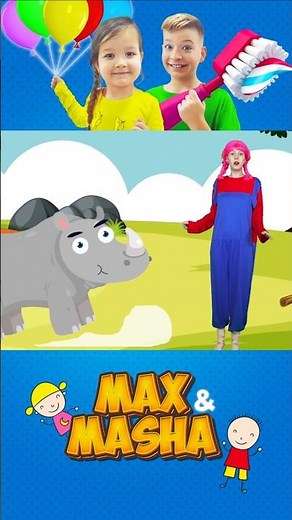 Yes, I Can! | Animal Song | Max and Masha songs for kids #shorts #nurseryrhymes