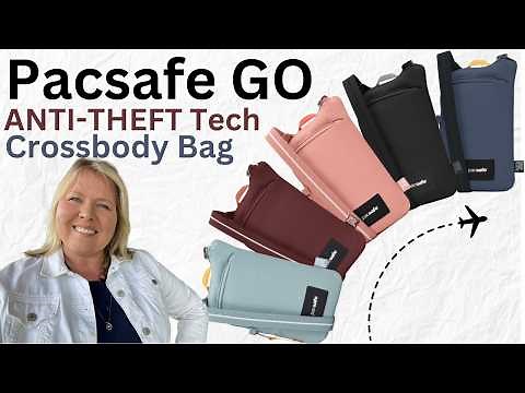 Level Up YourTravel Safety with the Pacsafe GO Anti-Theft Tech Crossbody Bag
