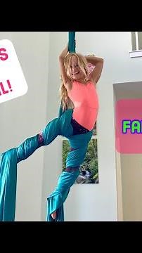 Little Bella Teaches Aerial Silks!