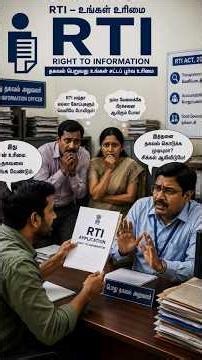 🚨 ₹10 செலவில் அரசு தகவல்களை பெறலாம்! RTI எப்படி Online-ல File பண்ணுவது?