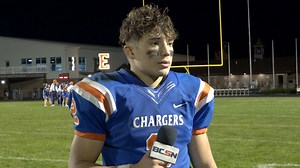 Marcus Medina can do it all 😤 Edison Football is 5-0 and Medina is a big reason why. The senior QB/DB filled the highlight reel himself tonight with a rushing TD, passing TD, and an INT to finish off the 28-0 victory over Norwalk! #BCSNE Edison High School (Milan, Ohio) Edison Athletics Brought to you by Sandusky Bay Pancake House | BCSN Erie