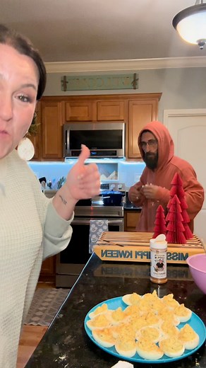 1.4M views · 35K reactions | Let's make Deviled Eggs for Thanksgiving! This recipe is in my new cookbook, Dinner and a Little Bit More. I'll post the grocery list below. | Mississippi Kween | Facebook