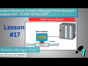 How to Make Flow Totalizer using Ladder Logic || Simatic Manager Session #17