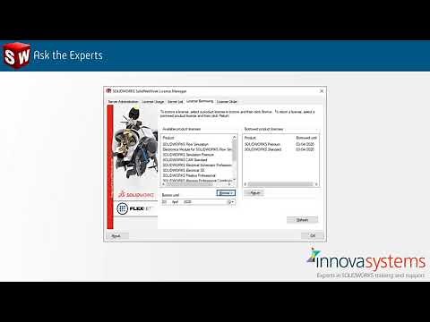 How to borrow a SOLIDWORKS Network License (tutorial)