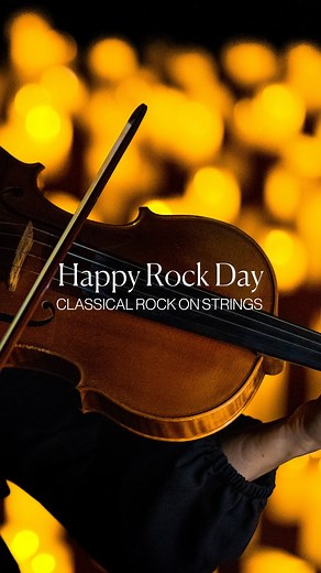 Rock Day rocks 🤩 Can you imagine the electrifying sound of rock hits being transformed by a mesmerizing string quartet? 🎸🎻 Prepare yourself for an unforgettable experience at our concerts, where legendary bands like The Rolling Stones, Led Zeppelin, Blondie, and more are reimagined in a whole new light 🕯Come and groove to your favorite tunes like never before ✨ #CandlelightConcerts #RockDay | Candlelight Concerts by Fever