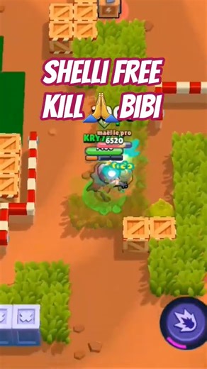 #Shelli free kill & Brawl Stars🙏