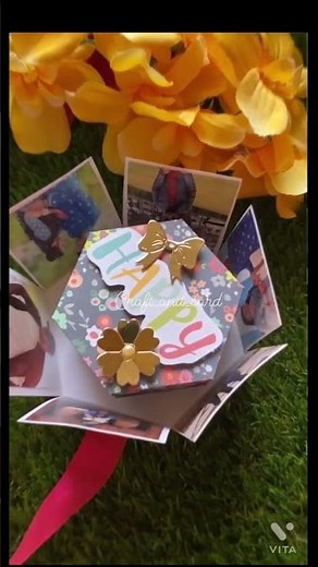 Hexagon Explosion Box / Explosion Box / Hexagon Shape Box / DIY CRAFT / Box Idea / Birthday Box