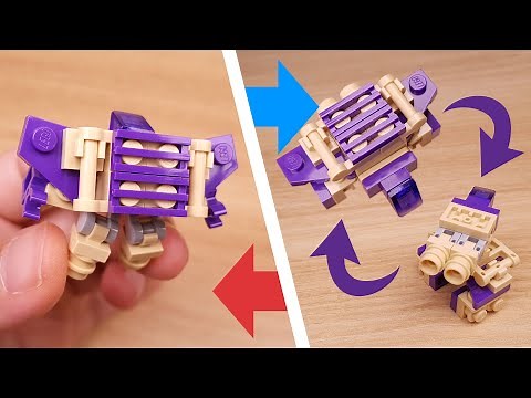 LEGO brick robot transformers tutorial triple changer Wingtank (similar to Blitzwing) #LEGO #レゴ変形ロボ
