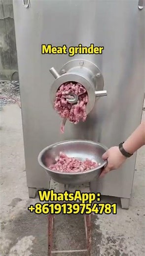 Endless smooth meat coming out 😳🥩⚙️ This grinder never stops!#meat #grinder #meatprocessingmachine