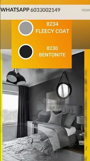 Best Grey Paint Color Combination | Asian paints GREY color codes part4 #shorts #interior design