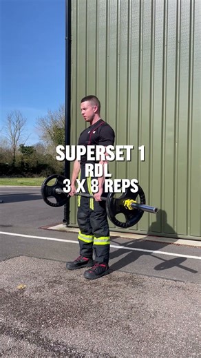 Lower body strength day for Firefighters