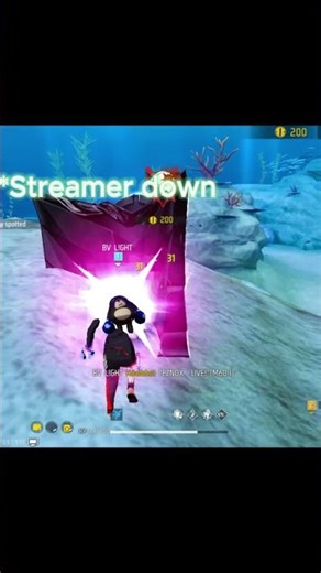 Streamer in my match🥵#freefire #youtubeshorts