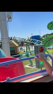 Peppa Pig Theme Park Florida 2022 Daddy pig’s roller coaster