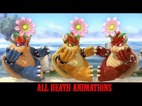 Super Smash Bros Wii U - All Characters Dying Animations (Death Animations)