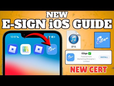 NEW ESign iOS Tutorial | New Certificate | Sideload IPA Files Without Getting Revoked