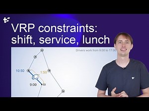 VRP constraints: shift length, service time and lunch breaks