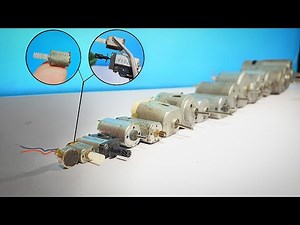 Small dc motors experiment video