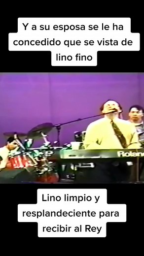 🎼Y a su esposa se le ha concedido que se vista de lino fino. #alabanzas #adoracion #jovenesembajadoresdecristo #MisGeneracionesyYo | Mis Generaciones Y Yo