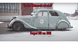 Von der Wehrmacht erbeutet?🤔 Dieser Peugeot 302 von 1936 scheint ein erbeutetes Krankenkraftwagenfahrzeug der deutschen Wehrmacht zu sein. Mehr dazu im Video! | Edelweiss-Customs
