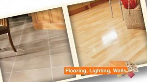 Home Depot Kitchen Installation - Step 9: Floors, Lighting, Walls